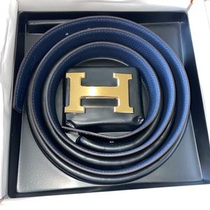 Hermes mens reversible belt